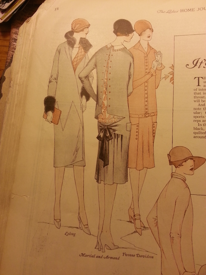 Illustration for article titled In the Ladies' Home Journal Archive--Fashion Outtakes!
